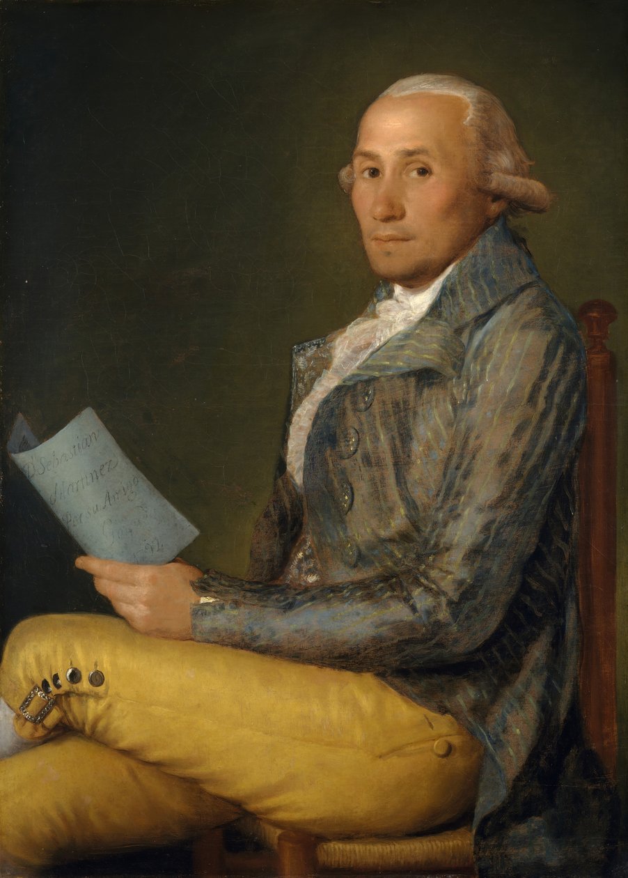 سيباستيان مارتينيز وبيريز 1747-1800 ، 1792. بواسطة فرانسيسكو دي جويا