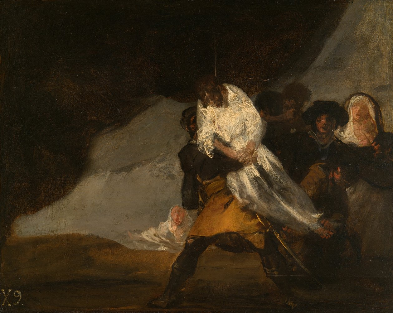 الراهب المشنوق ، ج. 1810. بواسطة فرانسيسكو دي جويا