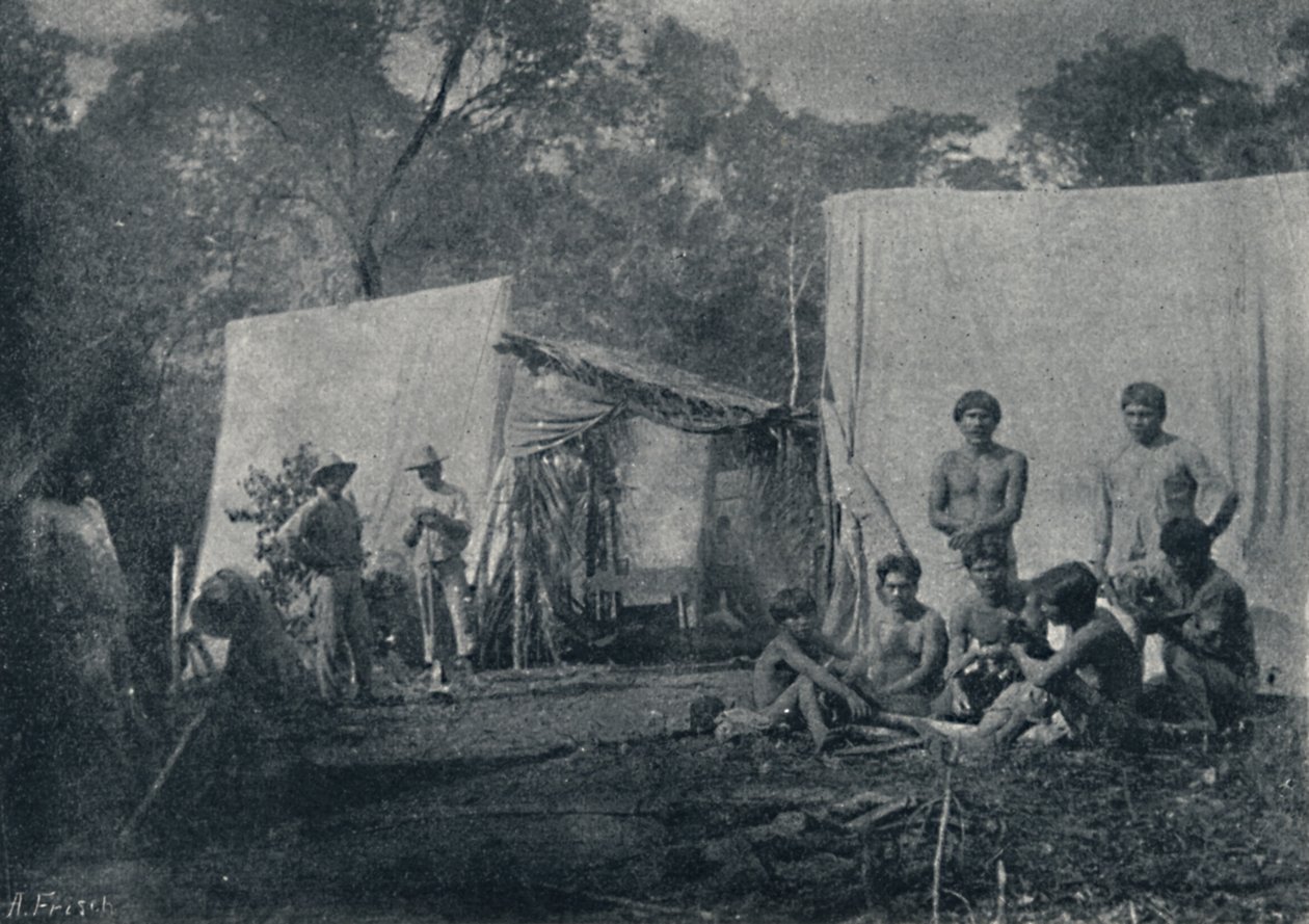 زار الغوارانيون معسكرًا ، 1895 بواسطة فرانسيسكو هينزلر