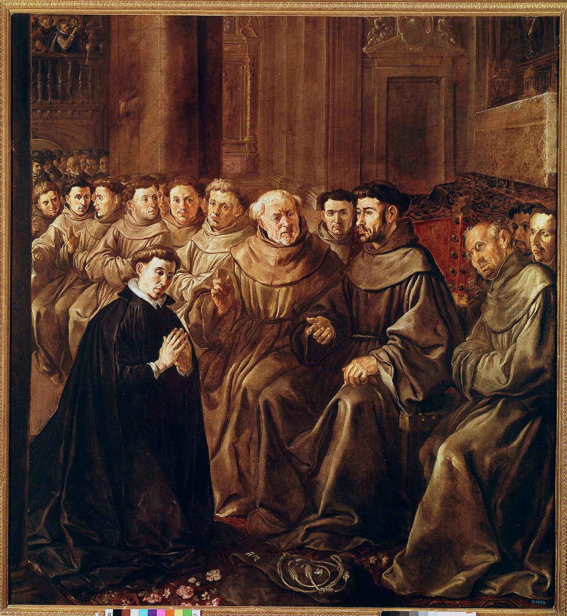 St Bonaventure Enters the Franciscan Order (oil on canvas بواسطة فرانسيسكو هيريرا