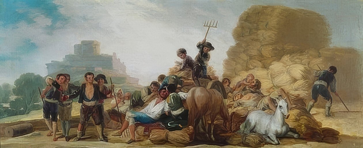 La Era o El Verano (أرضية الدرس أو الصيف). 1786 بواسطة فرانسيسكو دي جويا