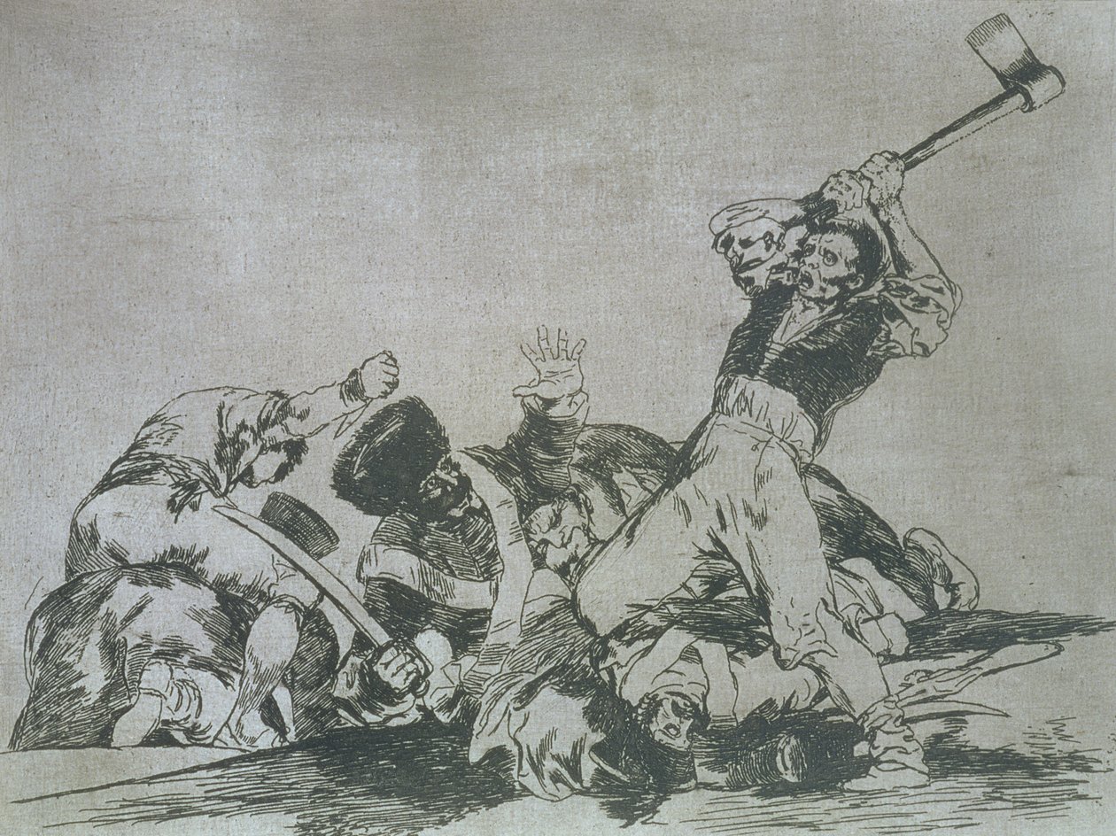 193-0082184 نفس الشيء ، اللوحة 3 من "كوارث الحرب" بواسطة فرانسيسكو خوسيه دي جويا إي لوسينتس
