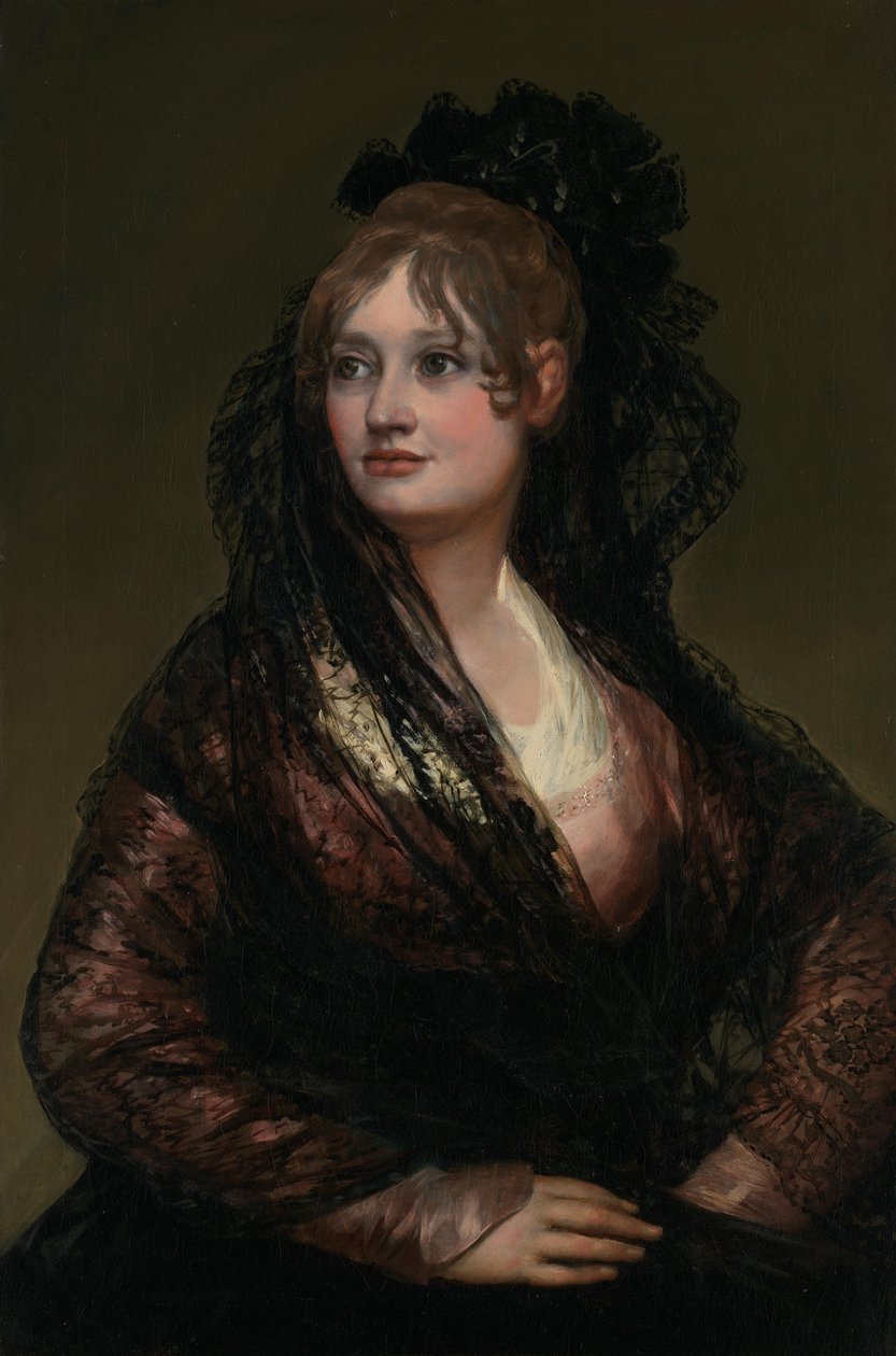 دونا إيزابيل دي بورسيل ، exh. 1805 بواسطة فرانسيسكو دي جويا