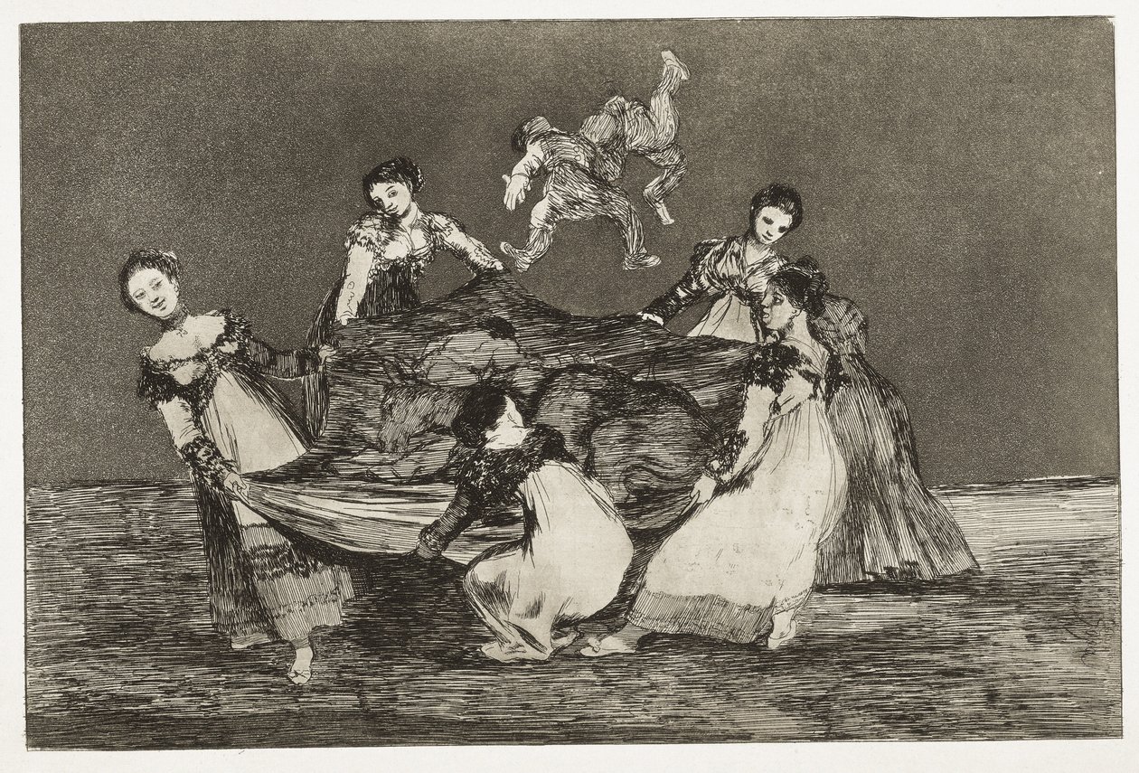 GOYA Y LUCIENES ، فرانسيسكو دي (1746-1828). الأمثال. لغز أنثى. 1815-1824. (24