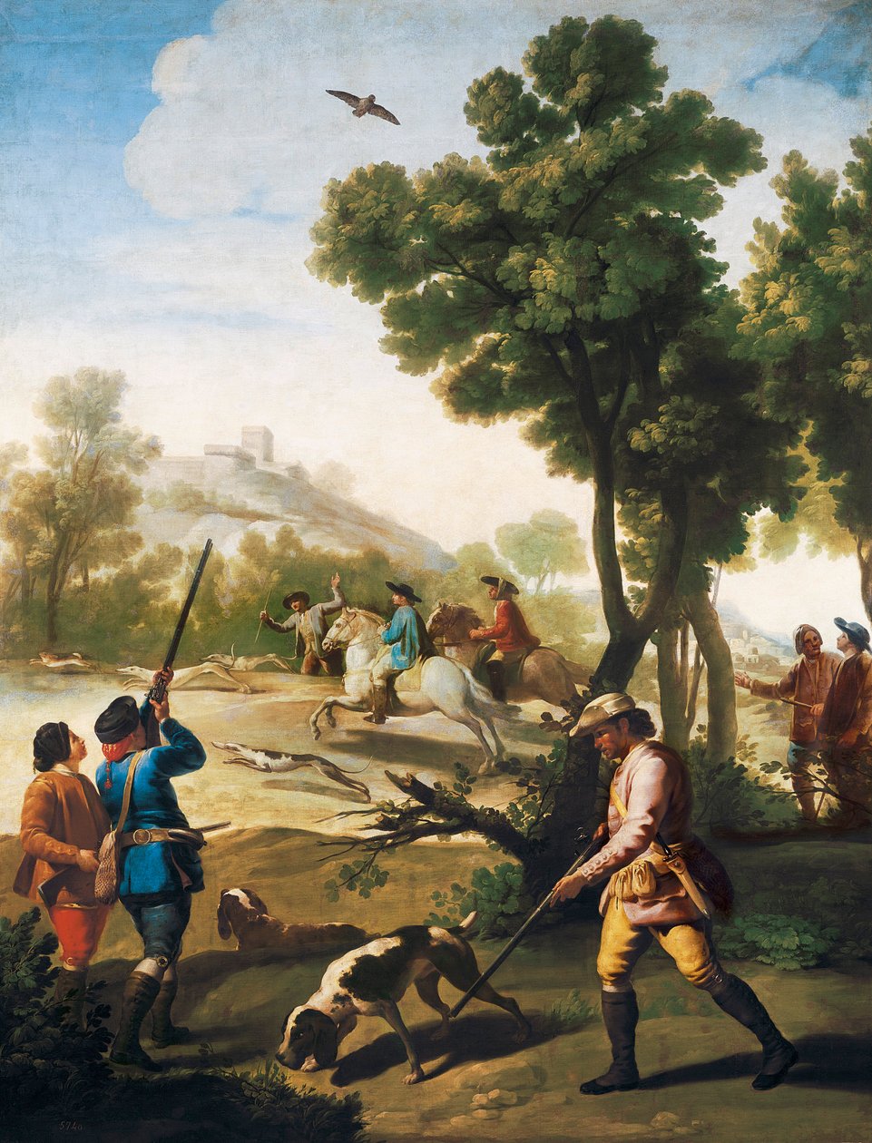 طائر السمان 1775 بواسطة فرانسيسكو دي جويا