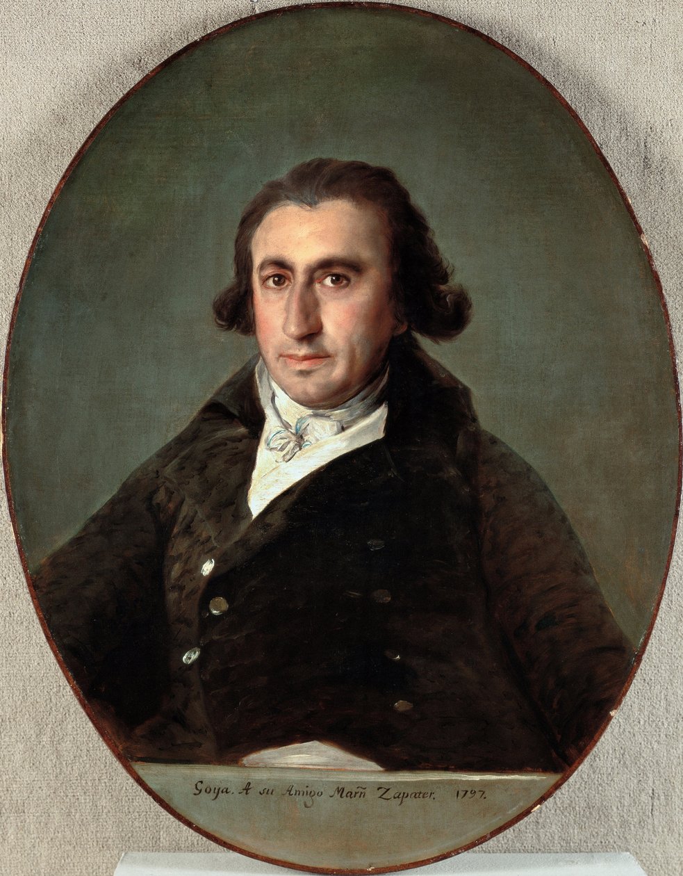 صورة لمارتن زاباتر واي كلافيريا (1747-1803) - لوحة لفرانسيسكو دي جويا (1746-1828) ، زيت على قماش بواسطة فرانسيسكو خوسيه دي جويا إي لوسينتس