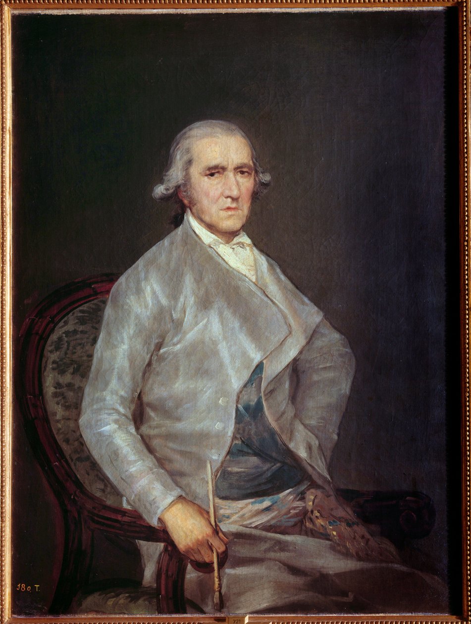 صورة لفرانسيسكو بايو. فرانسيسكو بايو (1734-1795) ، رسام وشقيق للفنان. لوحة لفرانسيسكو دي جويا (1746-1795) 1795 مدريد ، متحف برادو بواسطة فرانسيسكو دي جويا