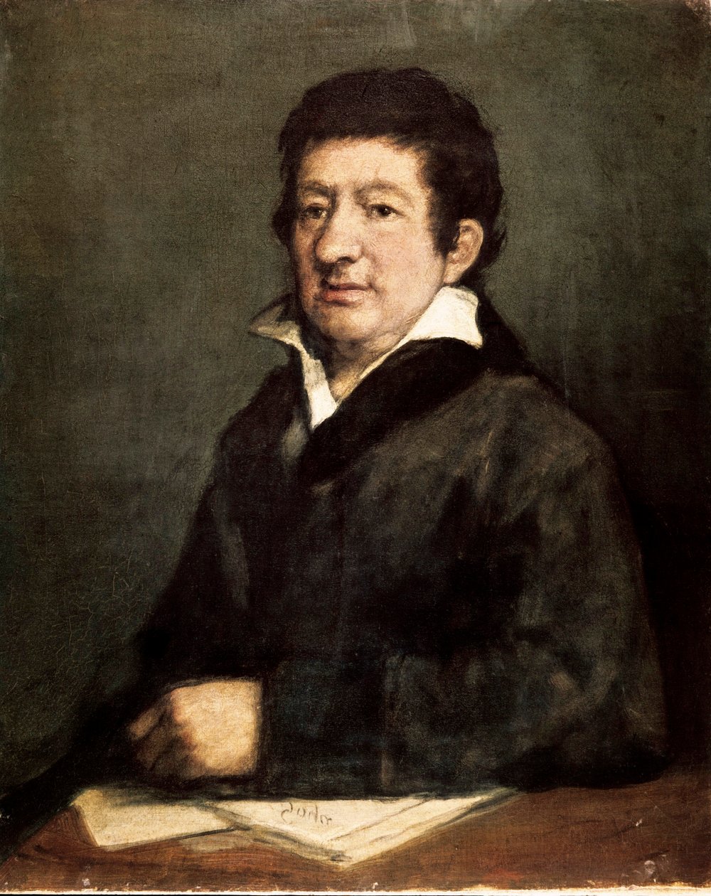 صورة لياندرو فرنانديز دي موراتين (1760-1828) ، شاعر وكاتب مسرحي إسباني. لوحة لفرانسيسكو دي غويا واي لوسينتس (1746-1828) بواسطة فرانسيسكو دي جويا