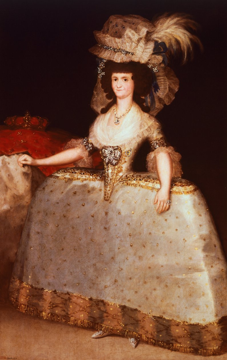Queen Maria Luisa بواسطة فرانسيسكو خوسيه دي جويا إي لوسينتس