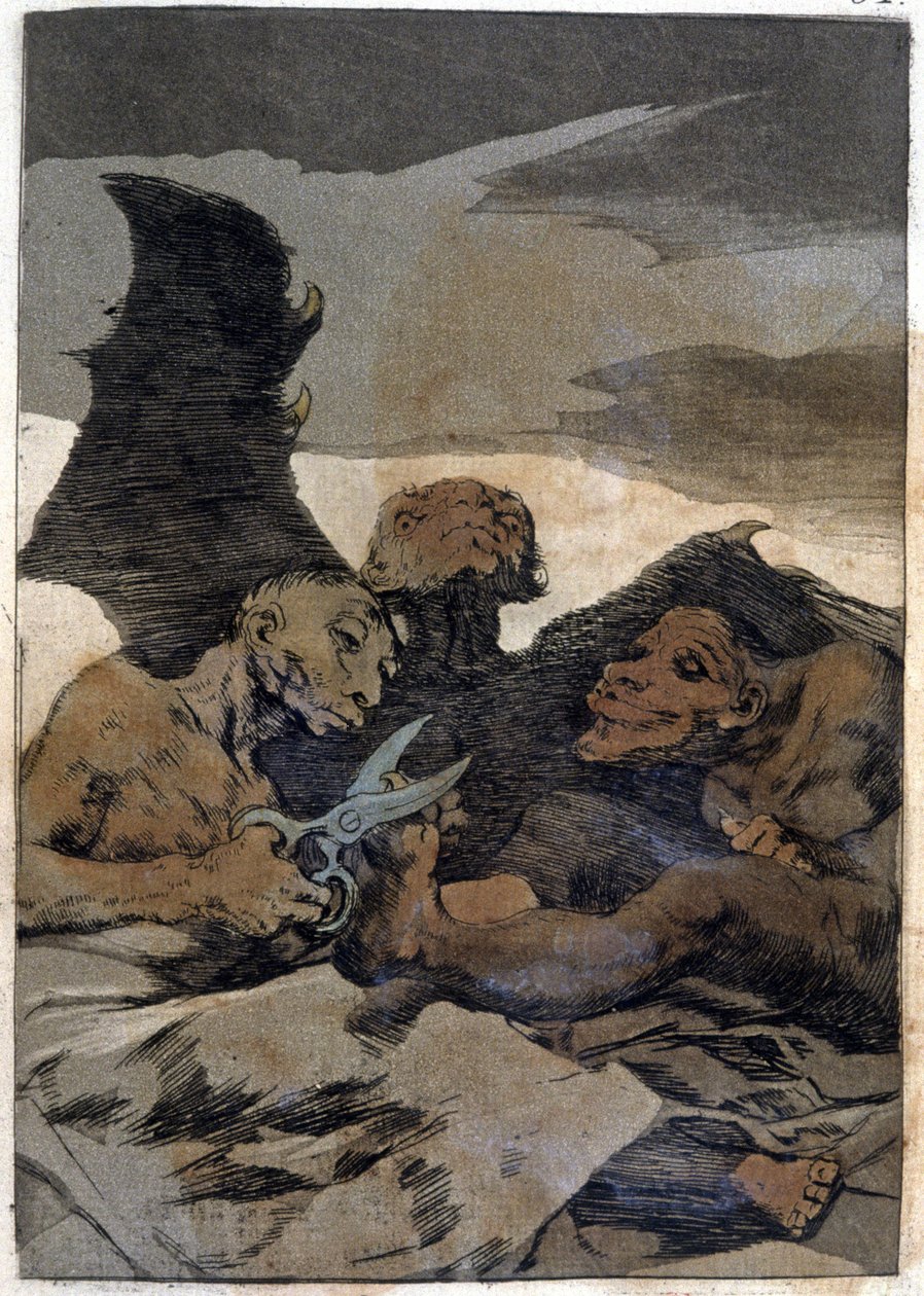 Se Repulen (إنهم بخير) ، ج. 1802 (نقش) بواسطة فرانسيسكو خوسيه دي جويا إي لوسينتس