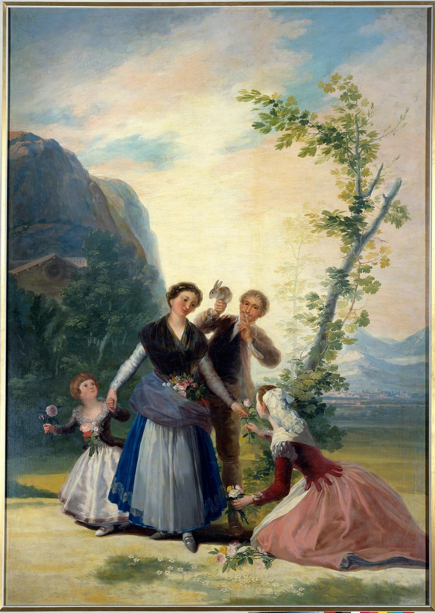 لوحة الربيع لفرانسيسكو دي جويا (1746-1828) القرن التاسع عشر. خافت. 2.77 × 1.92 م. مدريد. متحف برادو بواسطة فرانسيسكو دي جويا