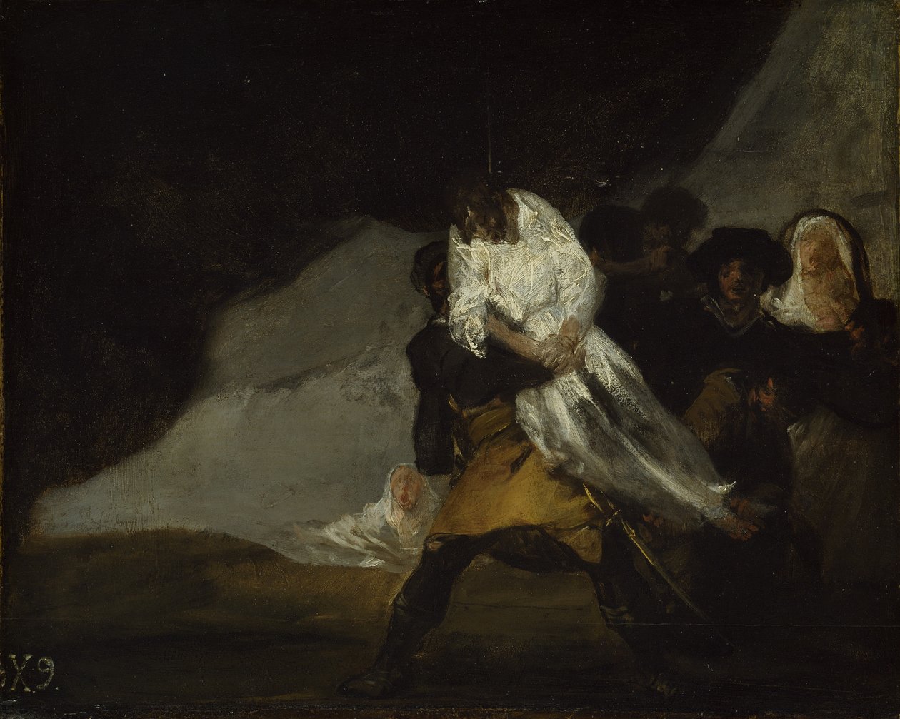 الراهب المعلق ، c.1810 بواسطة فرانسيسكو دي جويا