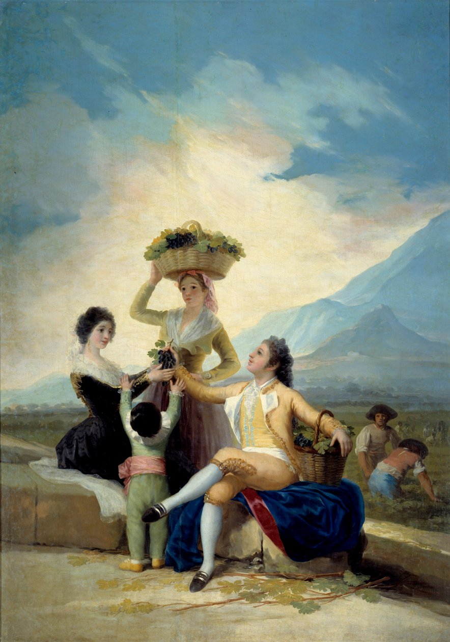 لوحة الحصاد بقلم فرانسيسكو دي جويا (1746-1828) 1786 صن. 2،75x1،9 م مدريد ، متحف برادو بواسطة فرانسيسكو دي جويا