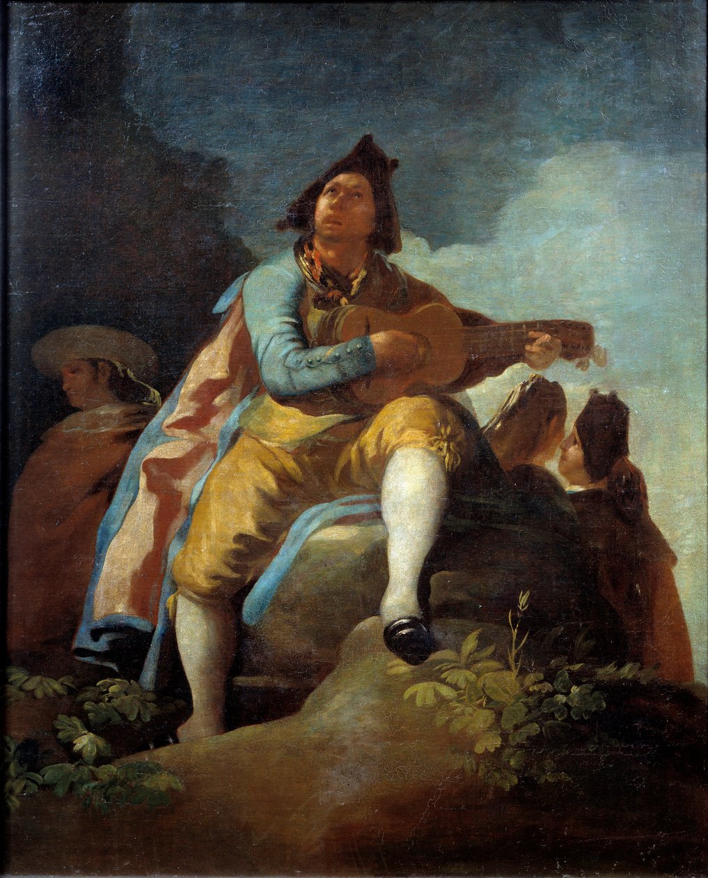 لوحة الغيتار الأنيقة التي رسمها فرانسيسكو دي جويا (1746-1828) من القرن التاسع عشر. 1،37x1،12 م مدريد ، متحف برادو بواسطة فرانسيسكو دي جويا
