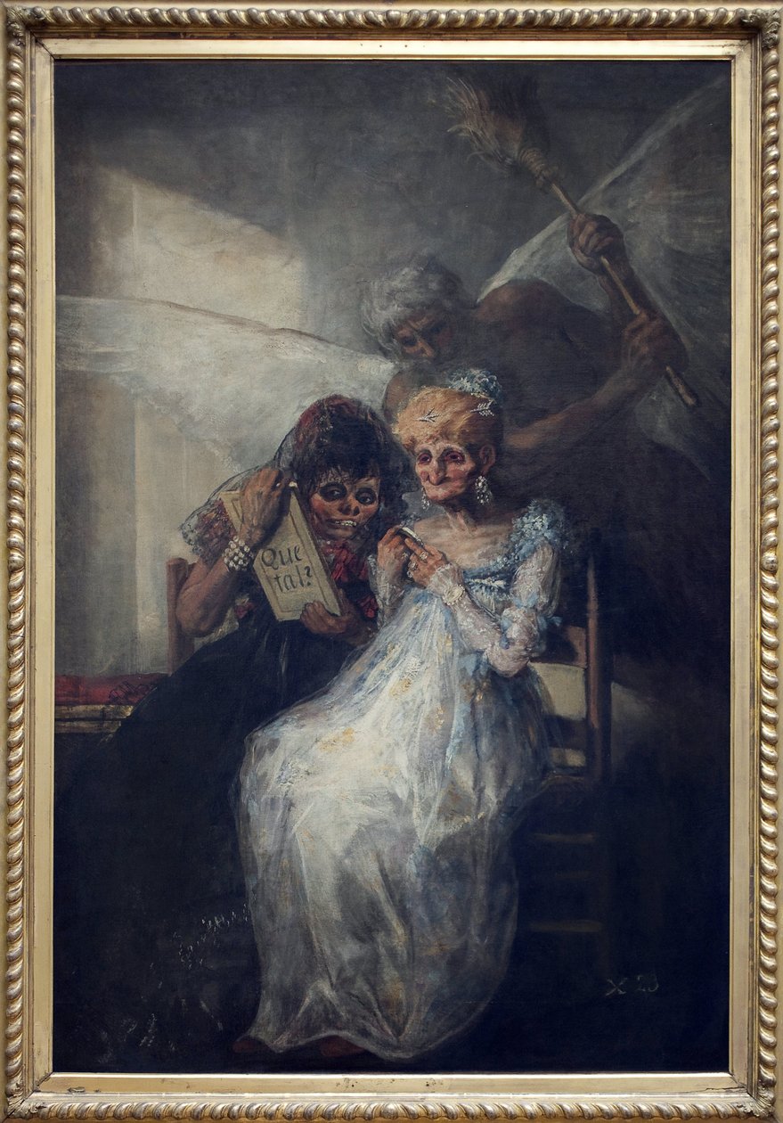 قال ليه فيلي "الوقت". لوحة لفرانسيسكو دي جويا لوسينتس (1746-1828) ، زيت على قماش ، حوالي 1808-1812 ، الفن الإسباني في أوائل القرن التاسع عشر. متحف ليل للفنون الجميلة. بواسطة فرانسيسكو دي جويا