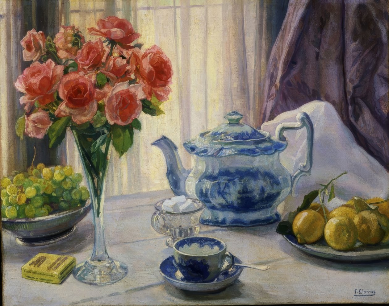 إضاءة خلفية - XX سنتوري - 48X73 سم بواسطة فرانسيسكو لورينز دياز