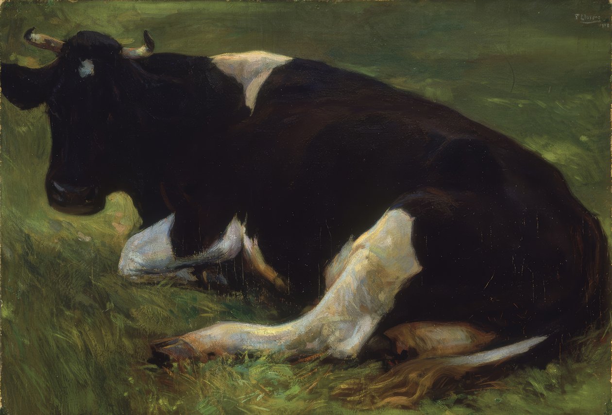 VACA - 1908 - 64X95 سم بواسطة فرانسيسكو لورينز دياز