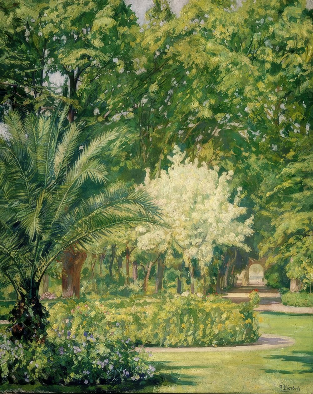 VERE CLARO-JARDIN BOTANICO - 1934–79X100 سم– بواسطة فرانسيسكو لورينز دياز