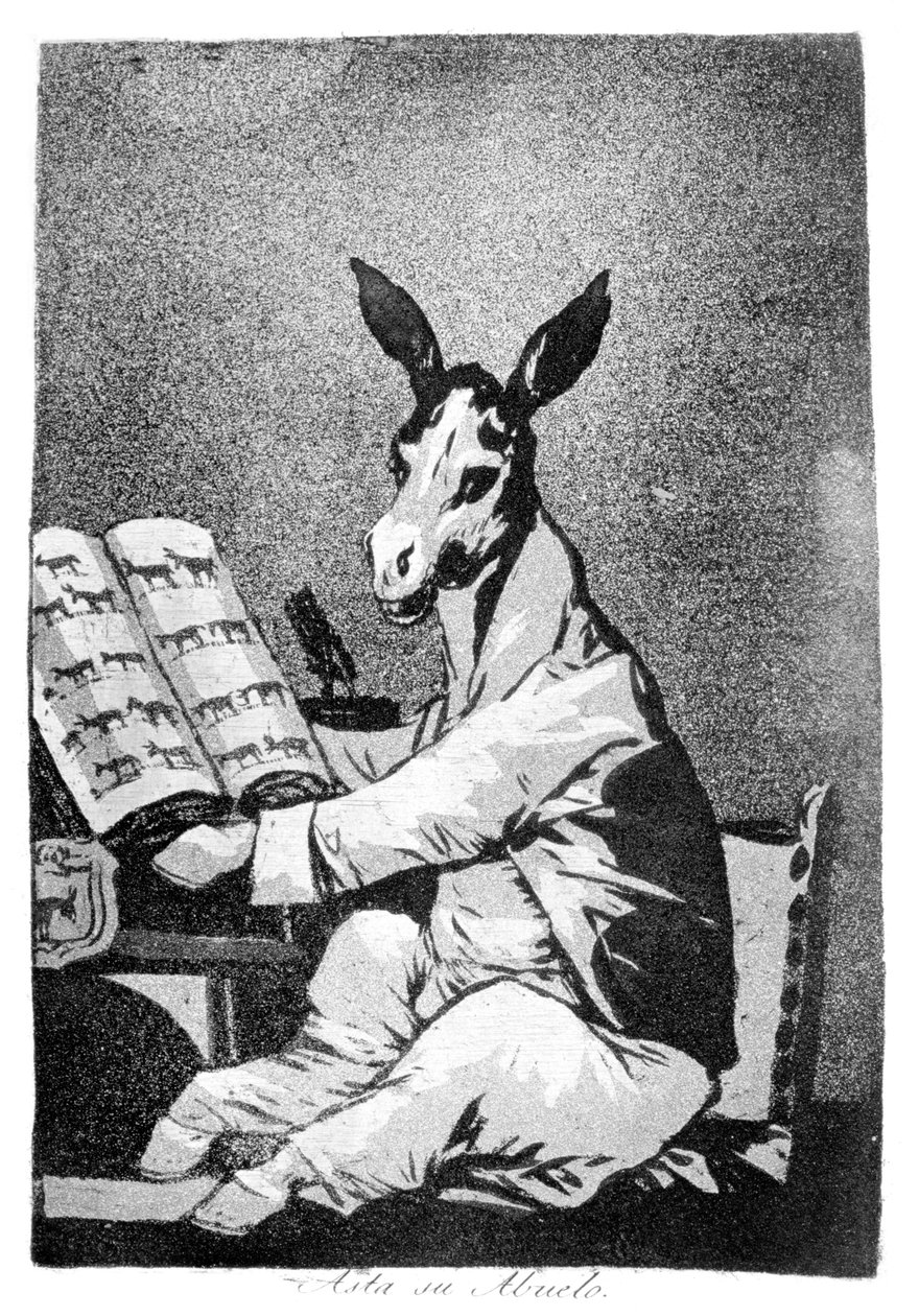 منذ زمن جده 1799 بواسطة فرانسيسكو دي جويا