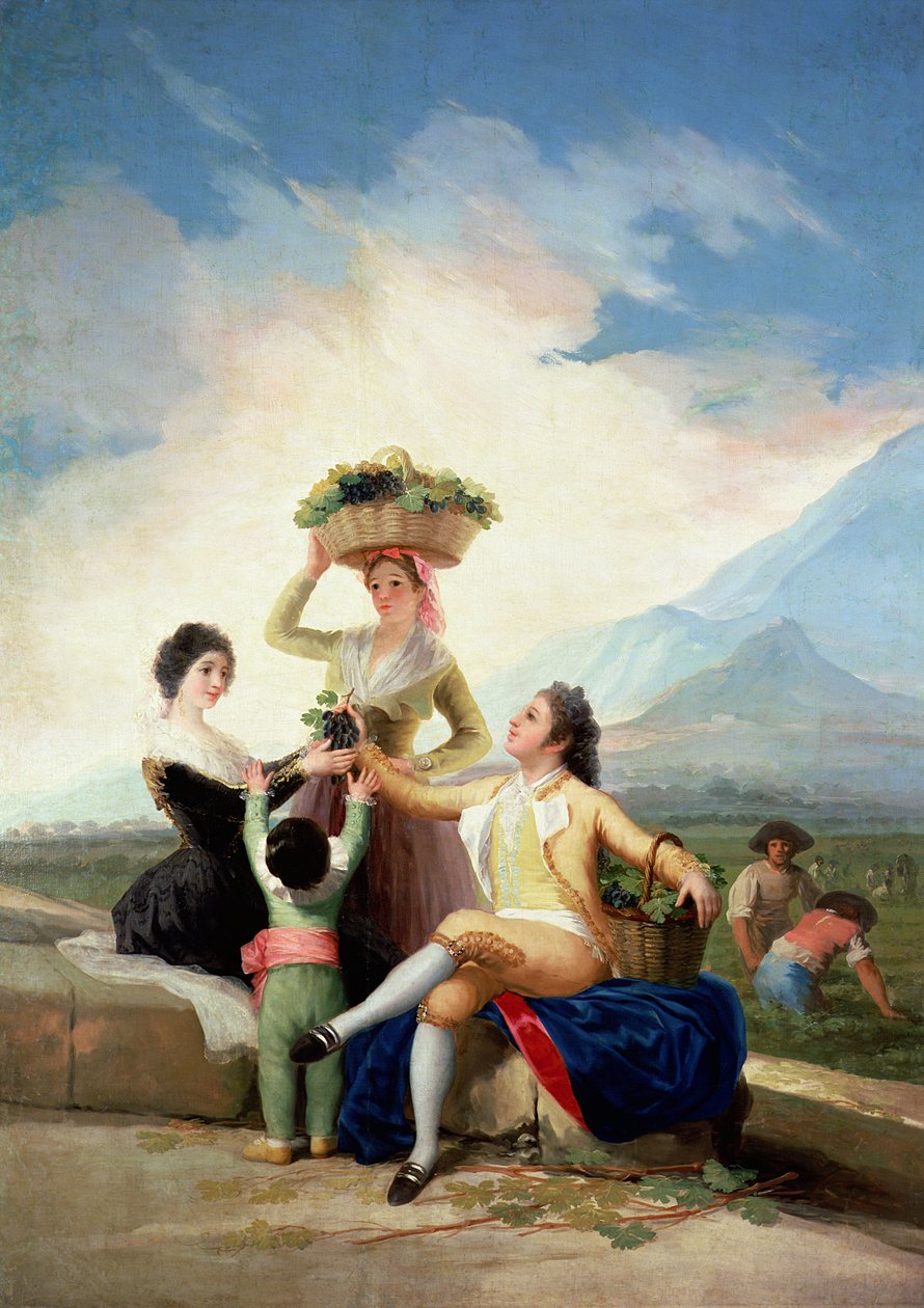 الخريف ، أو حصاد العنب ، 1786-1787 بواسطة فرانسيسكو دي جويا