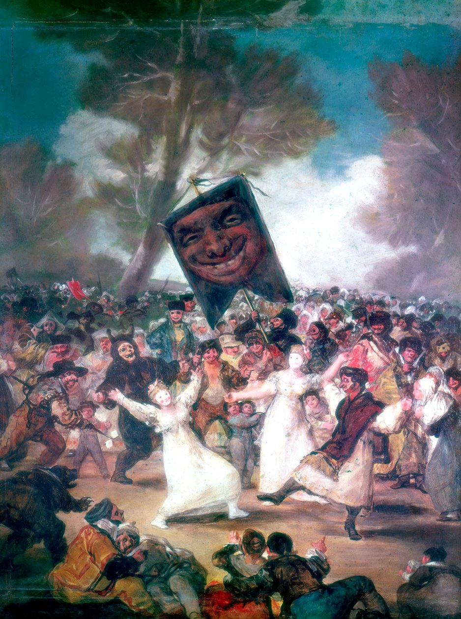معركة الثور في قرية ، 1812-1814 بواسطة فرانسيسكو دي جويا