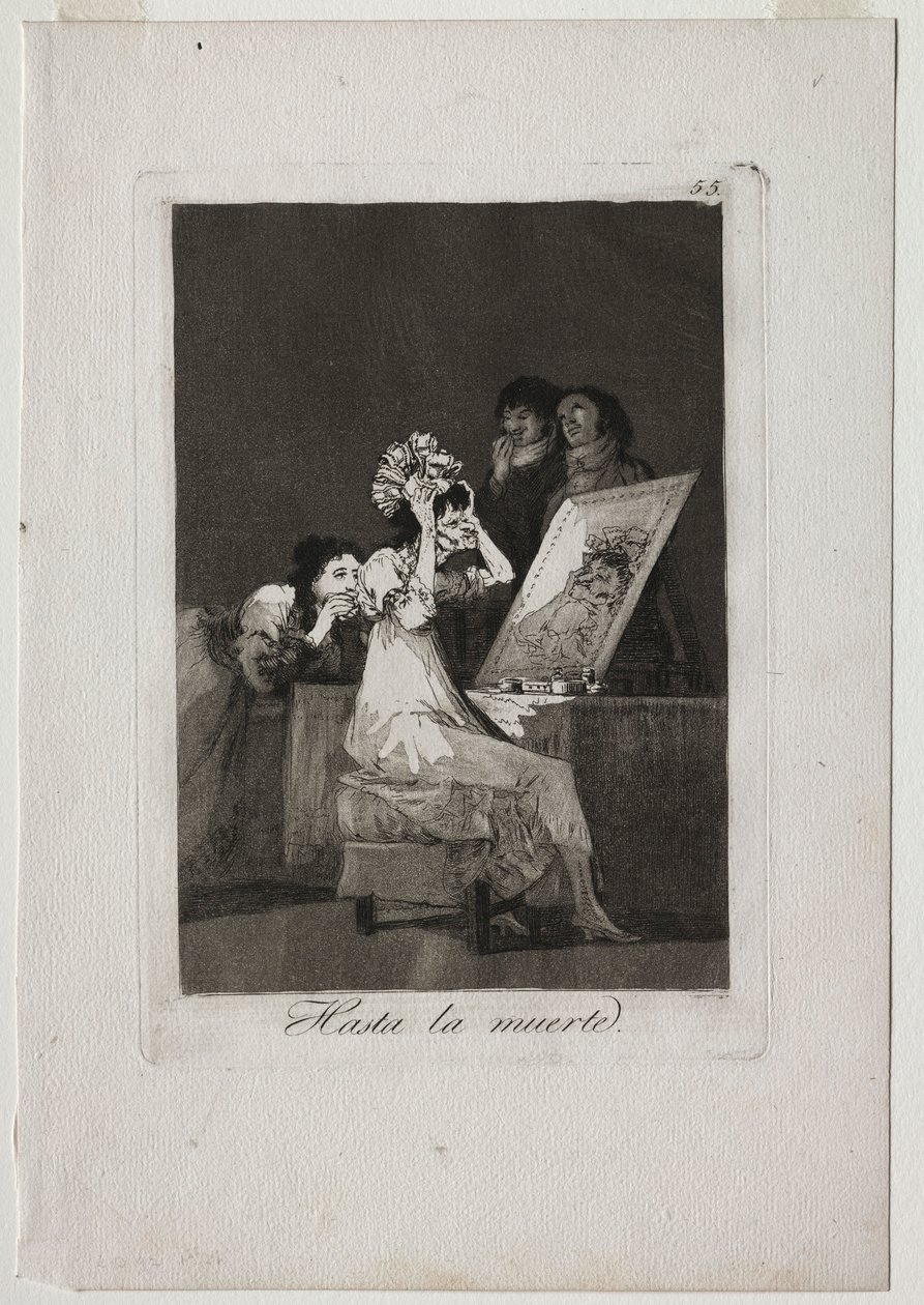 Caprichos: حتى الموت ، 1799. بواسطة فرانسيسكو دي جويا