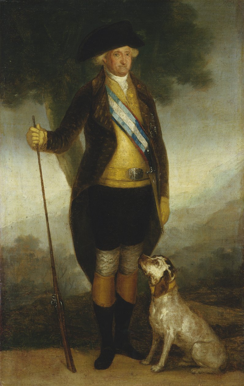 كارلوس الرابع من إسبانيا ، الصيد c.1799-1800 بواسطة فرانسيسكو دي جويا