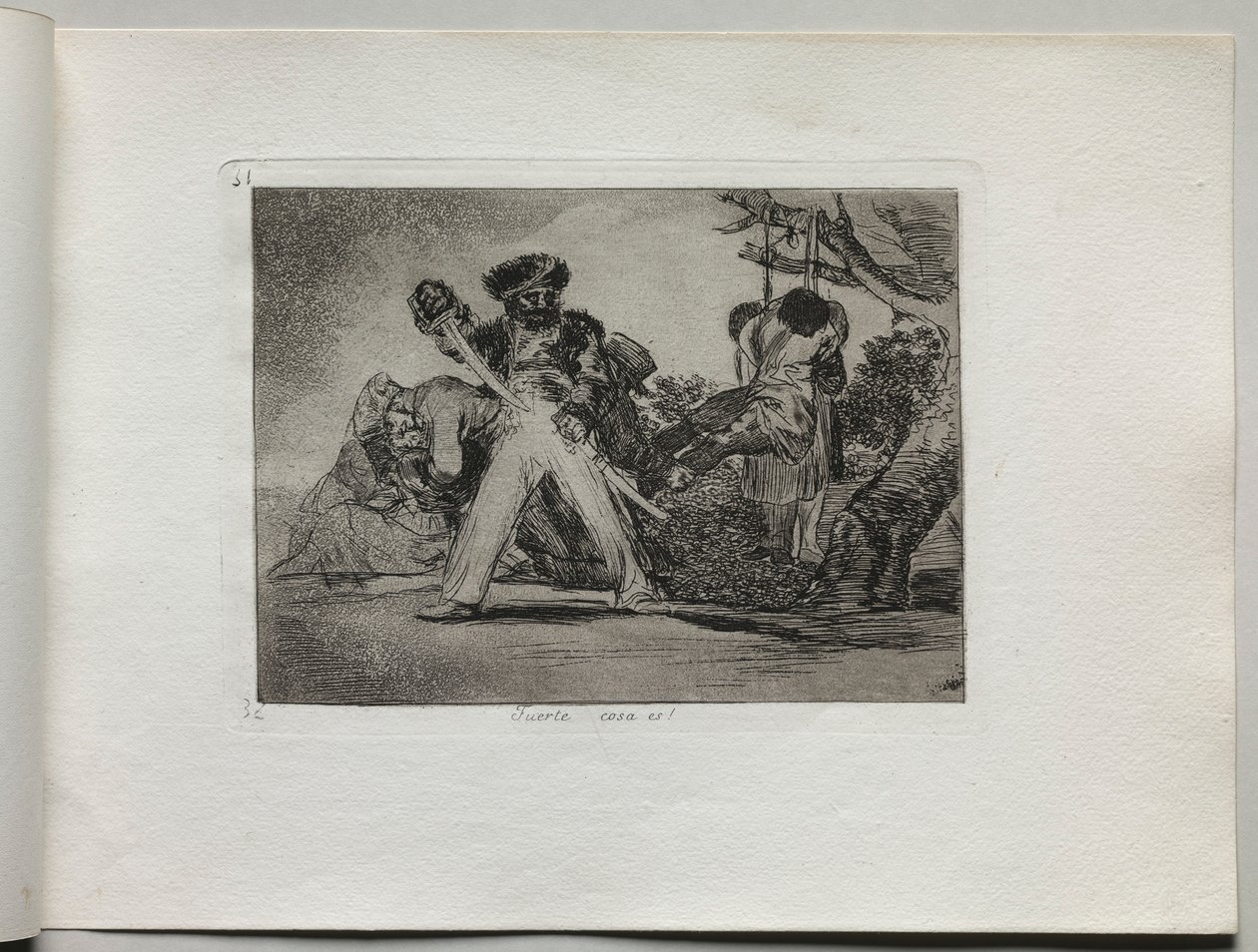 كوارث الحرب: Thats Tough ، 1810-1820. بواسطة فرانسيسكو دي جويا