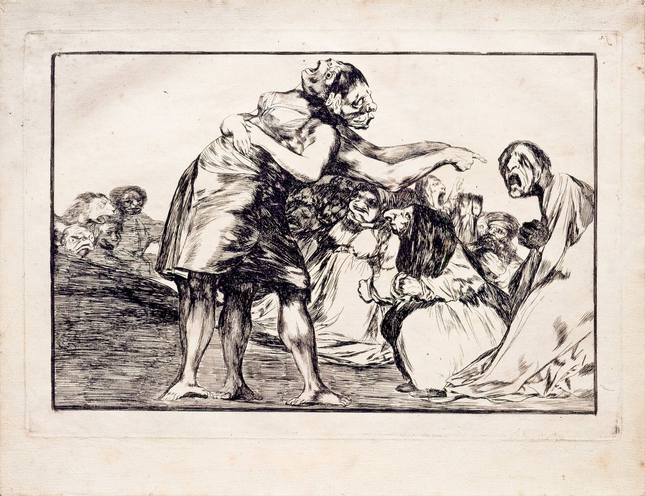حماقة مضطربة من سلسلة Los Disparates Follies ، 1815-1819 بواسطة فرانسيسكو دي جويا