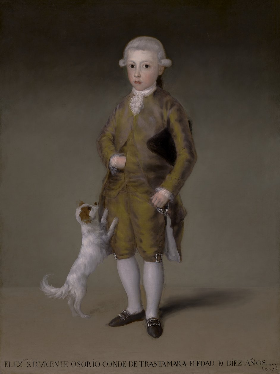 Don Vicente Isabel Osorio de Moscoso and Álvarez de Toledo، Count of Trastamara، c.1787-88 بواسطة فرانسيسكو دي جويا