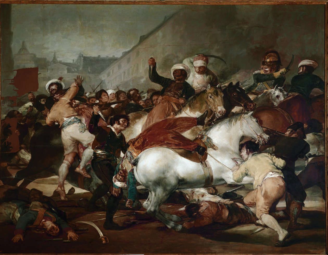 El dos de Mayo (May 2) or The charge of the Mamluk (oil on canvas بواسطة فرانسيسكو دي جويا