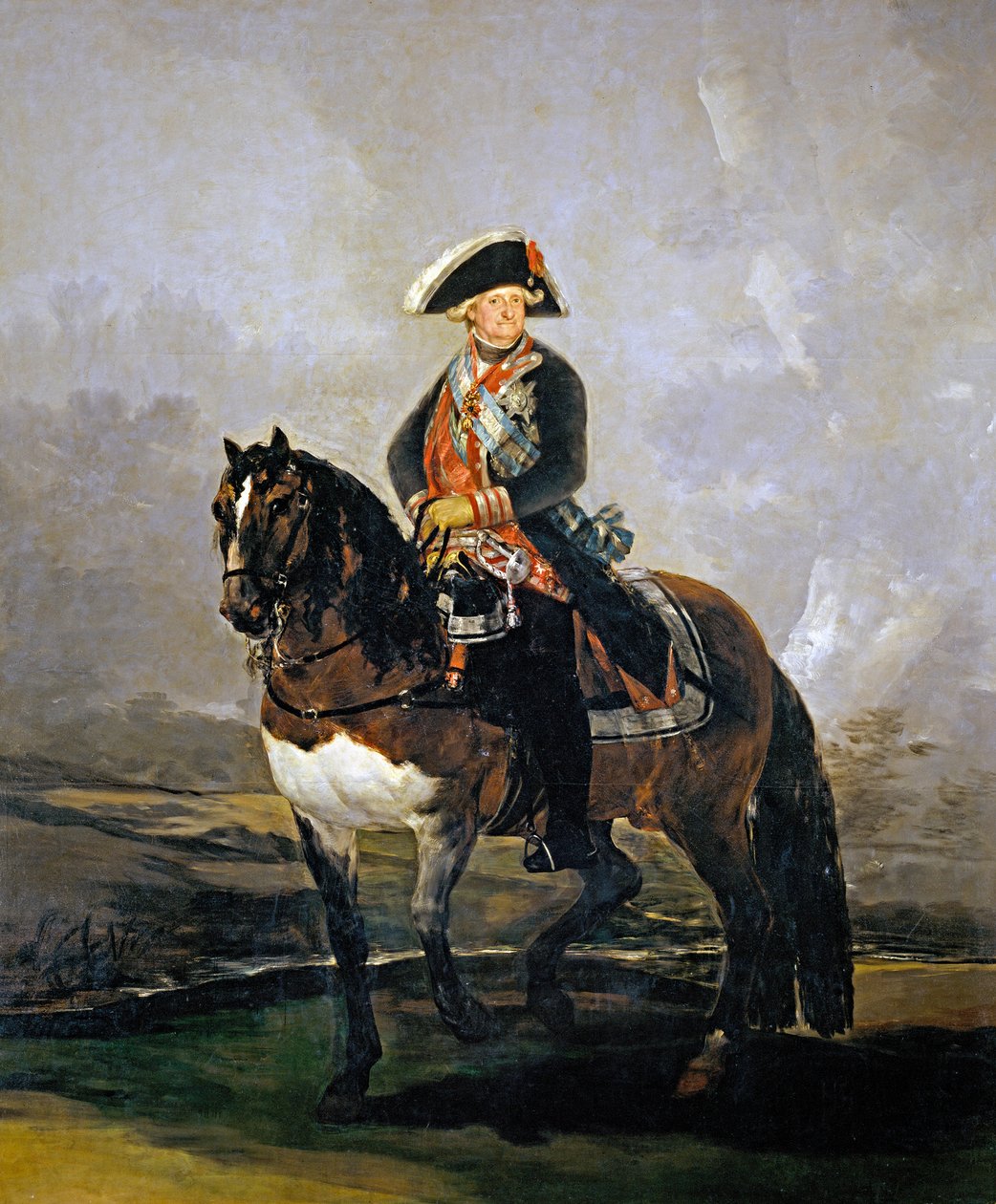 صورة الفروسية لتشارلز الرابع من إسبانيا ، 1801 بواسطة فرانسيسكو دي جويا