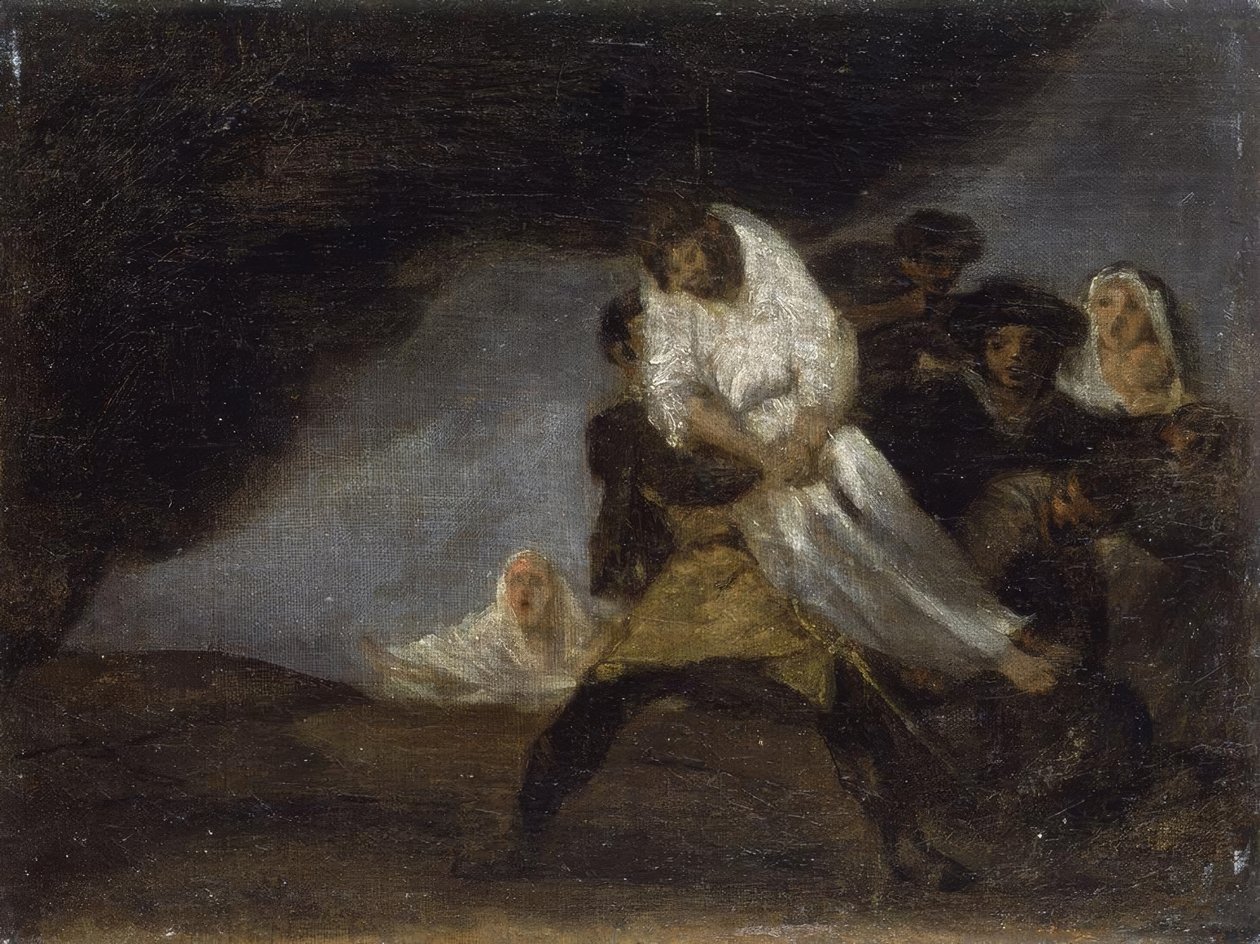 F.de Goya ، الراهب - اللوحة المعلقة بواسطة فرانسيسكو دي جويا