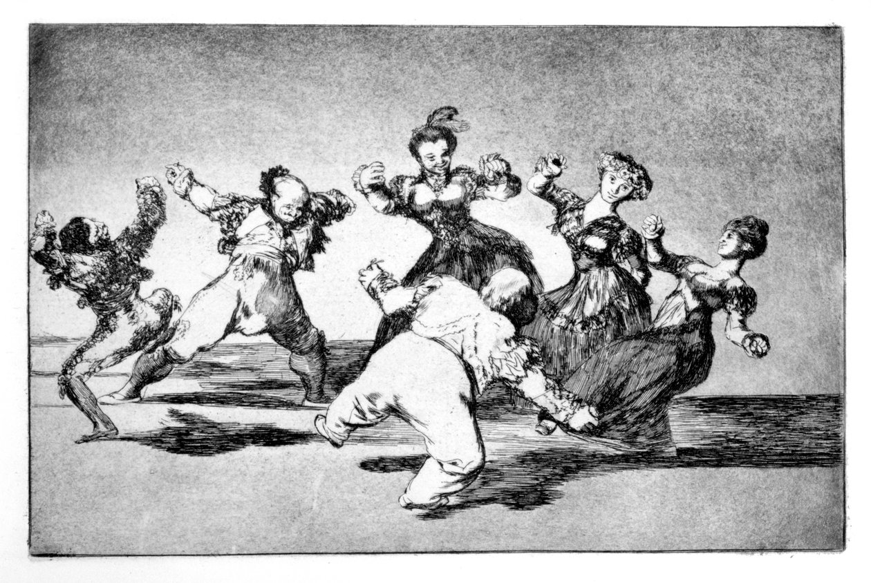 فانتازيا سعيدة ، 1819-1823 بواسطة فرانسيسكو دي جويا