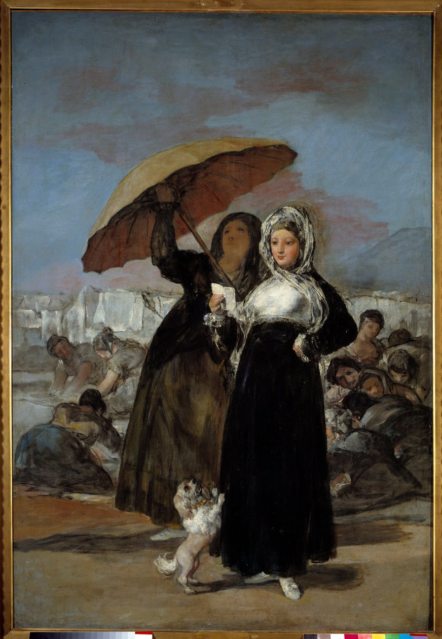 الرسالة أو الشباب الرسم بواسطة فرانسيسكو دي جويا (1746-1828) 1814 صن. 1.81x1.25 م ليل ، متحف الفنون الجميلة بواسطة فرانسيسكو دي جويا