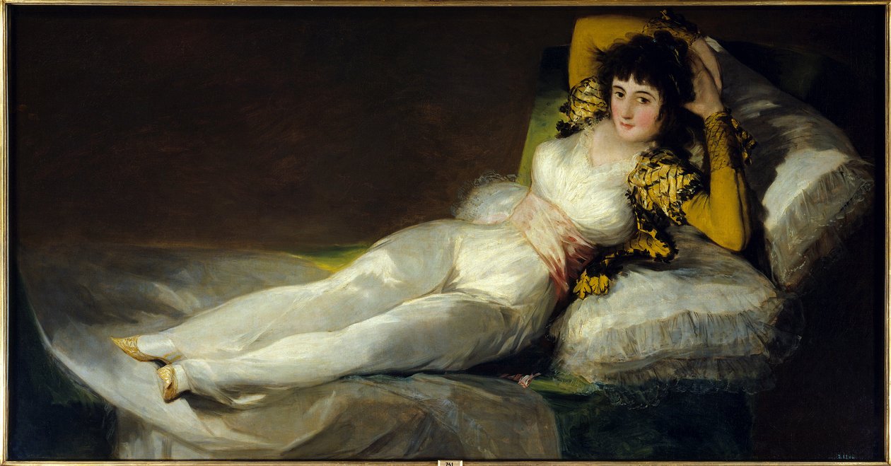 La maja vestida (The cute vetue (dressed). Painting بواسطة فرانسيسكو دي جويا