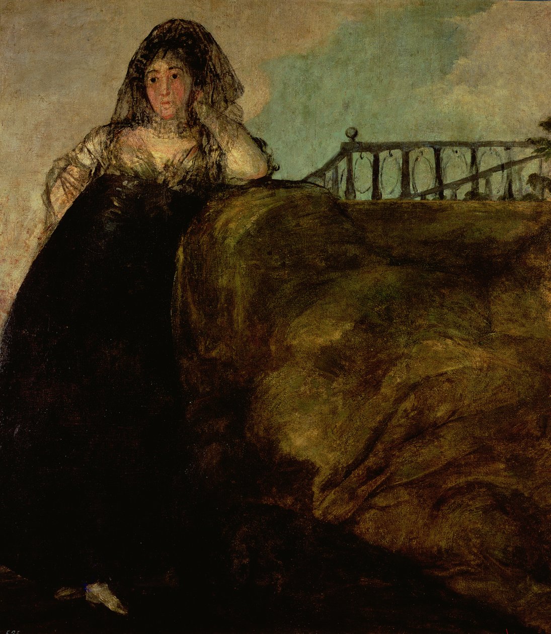 ليوكاديا زوريلا ، مدبرة المنزل للفنان ، c.1821 بواسطة فرانسيسكو دي جويا