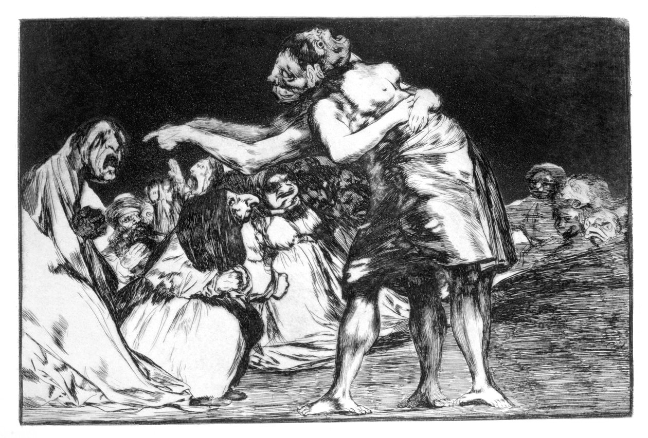 كابوس الزوجية ، 1819-1823 بواسطة فرانسيسكو دي جويا