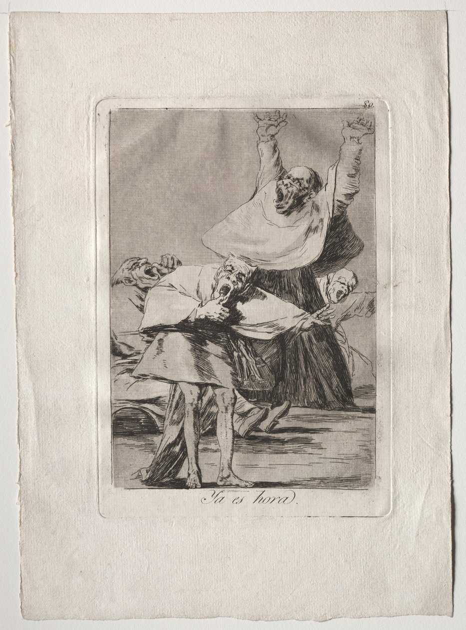 أوشنتا كابريتشوس: حان الوقت ، 1793-1798. بواسطة فرانسيسكو دي جويا