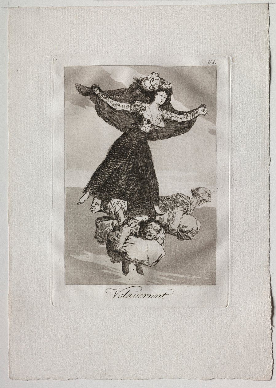 أوشنتا كابريتشوس: Volaverunt ، 1793-1798. بواسطة فرانسيسكو دي جويا