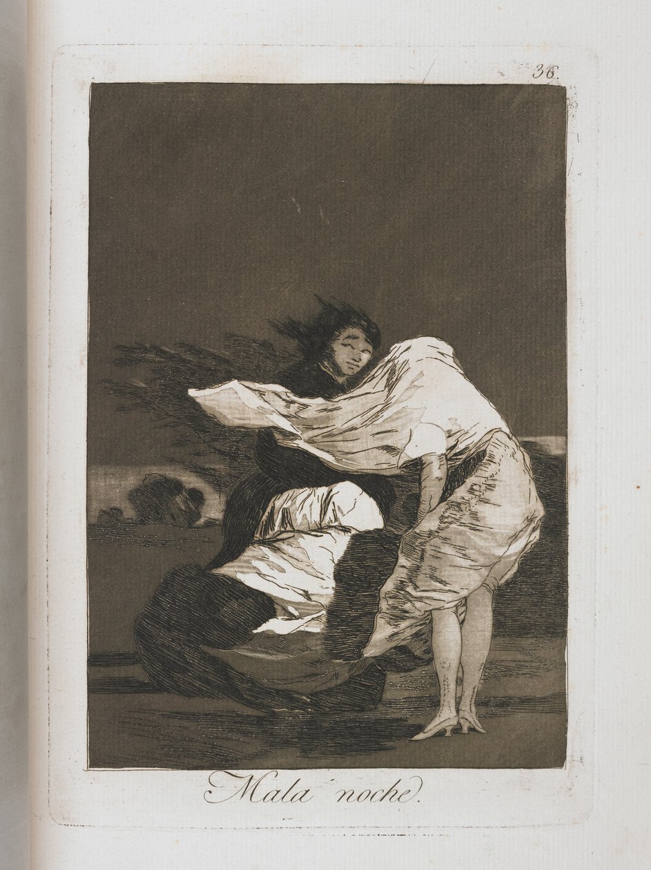 لوحة من لوس كابريتشوس ، 1797-1798 بواسطة فرانسيسكو دي جويا