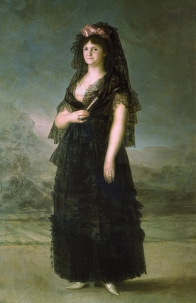 صورة ماريا لوسيا مع مانتيلا. 1799 بواسطة فرانسيسكو دي جويا