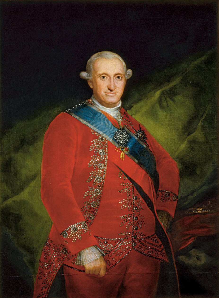 صورة تشارلز الرابع من بوربون ، حوالي عام 1789 (زيت على قماش) بواسطة فرانسيسكو دي جويا