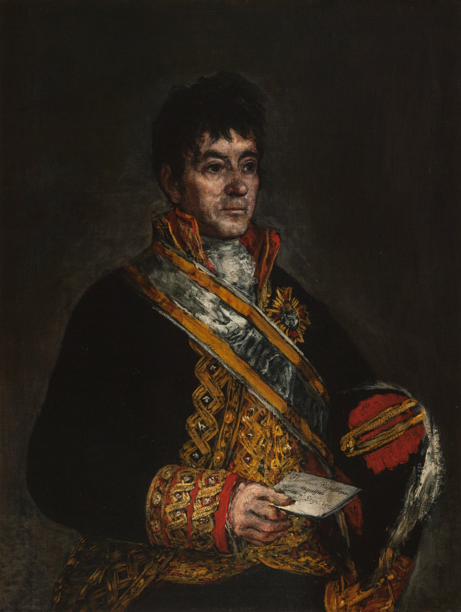 صورة دون ميغيل دي لارديزابال ، 1815 بواسطة فرانسيسكو دي جويا