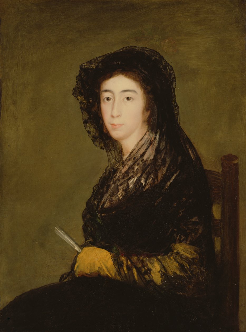 صورة لدونا أماليا بونيلز دي كوستا ، c 1805 بواسطة فرانسيسكو دي جويا