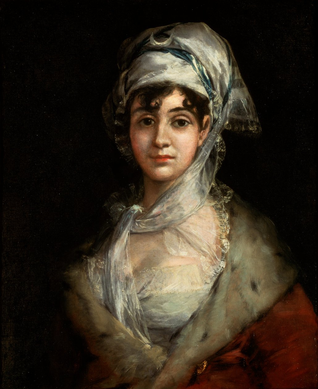 صورة الممثلة أنطونيا زاراتي ، c1810 بواسطة فرانسيسكو دي جويا