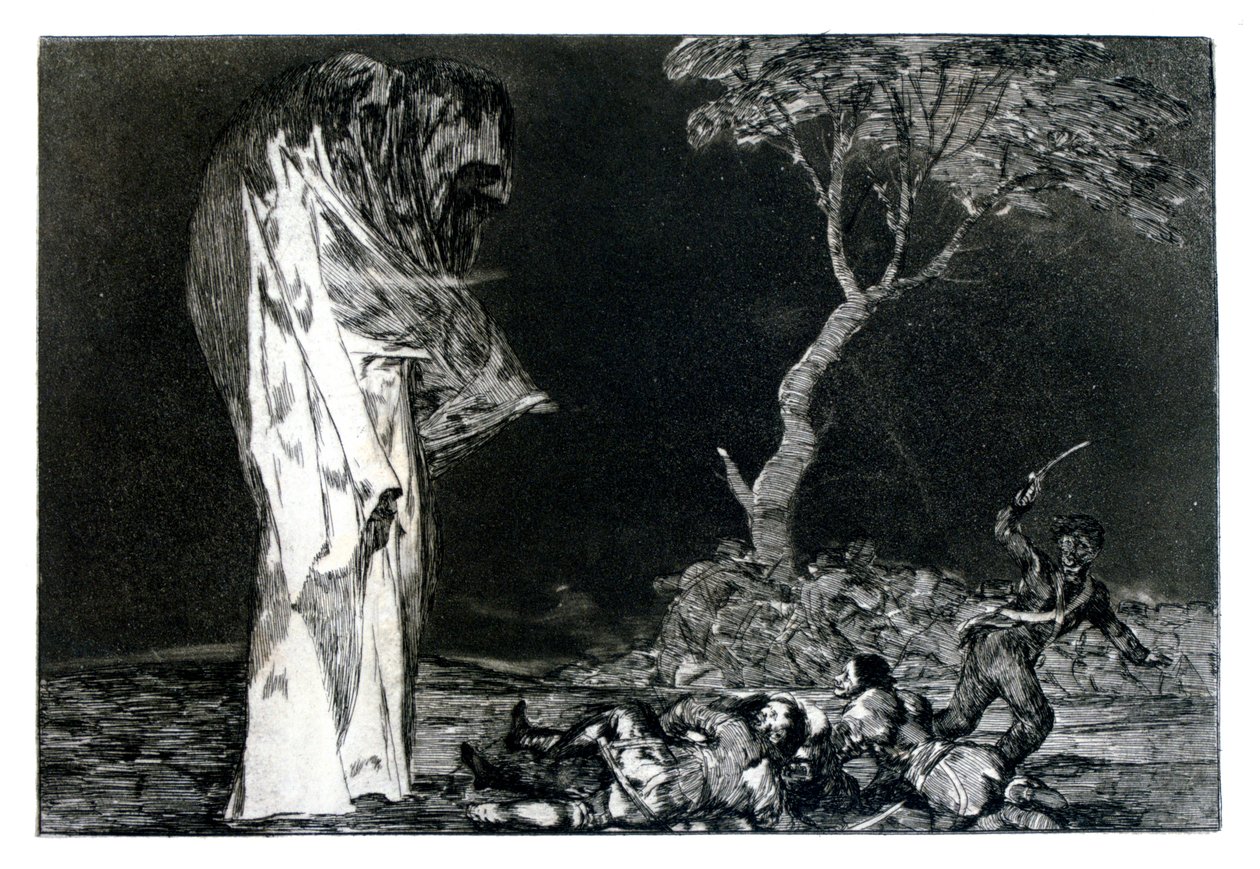 لغز الخوف ، 1819-1823 بواسطة فرانسيسكو دي جويا