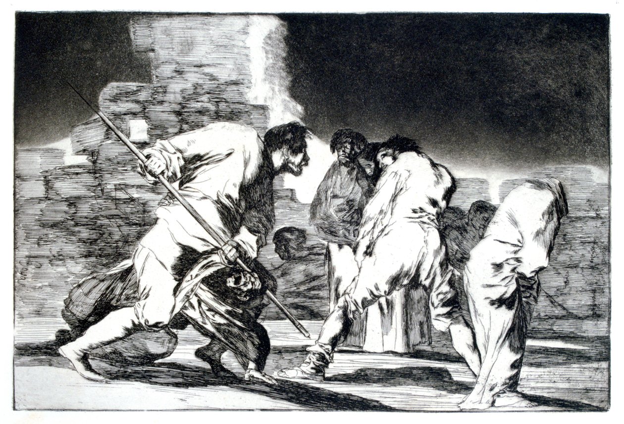 لغز الغضب ، 1819-1823 بواسطة فرانسيسكو دي جويا