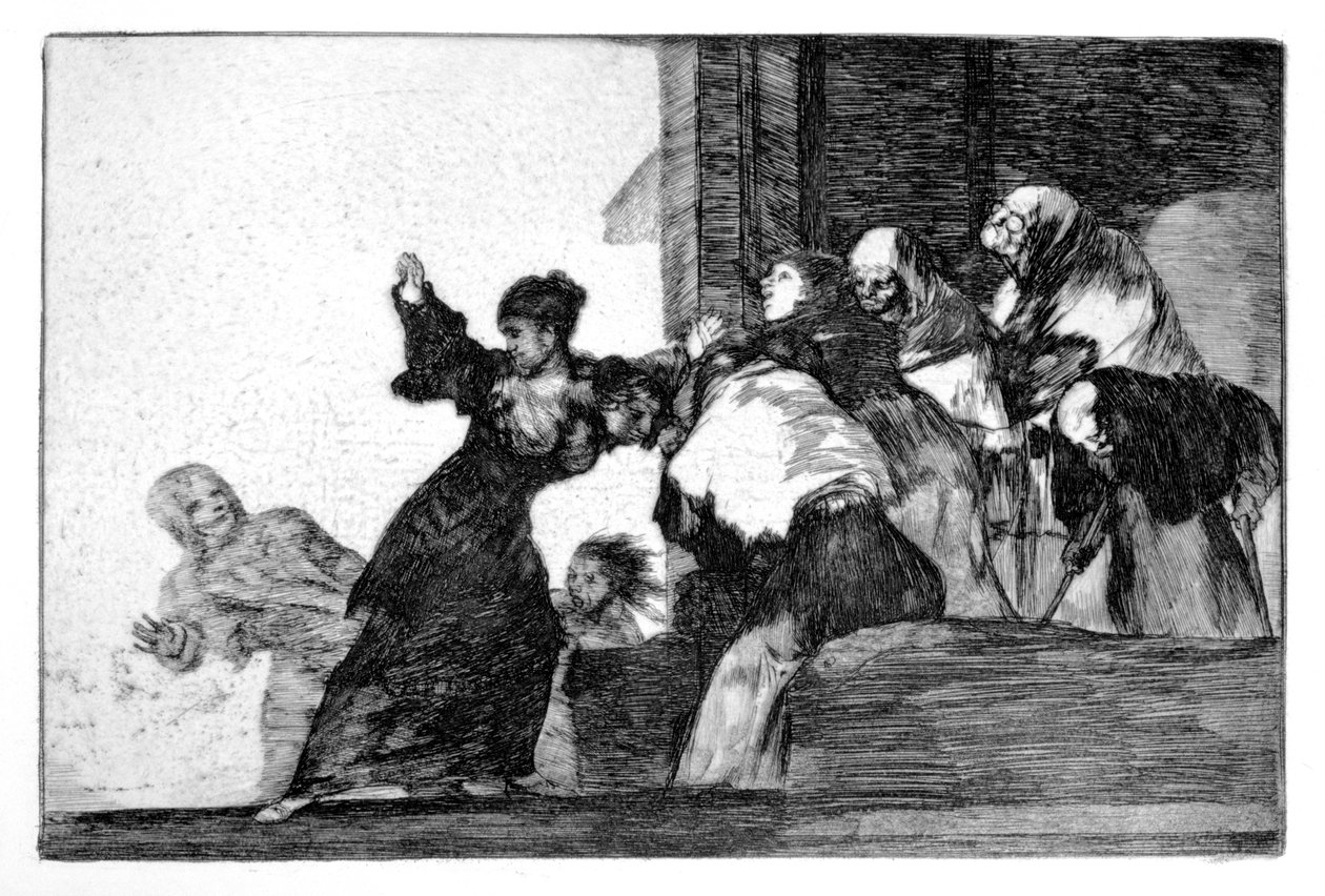 لغز الفقراء ، 1819-1823 بواسطة فرانسيسكو دي جويا