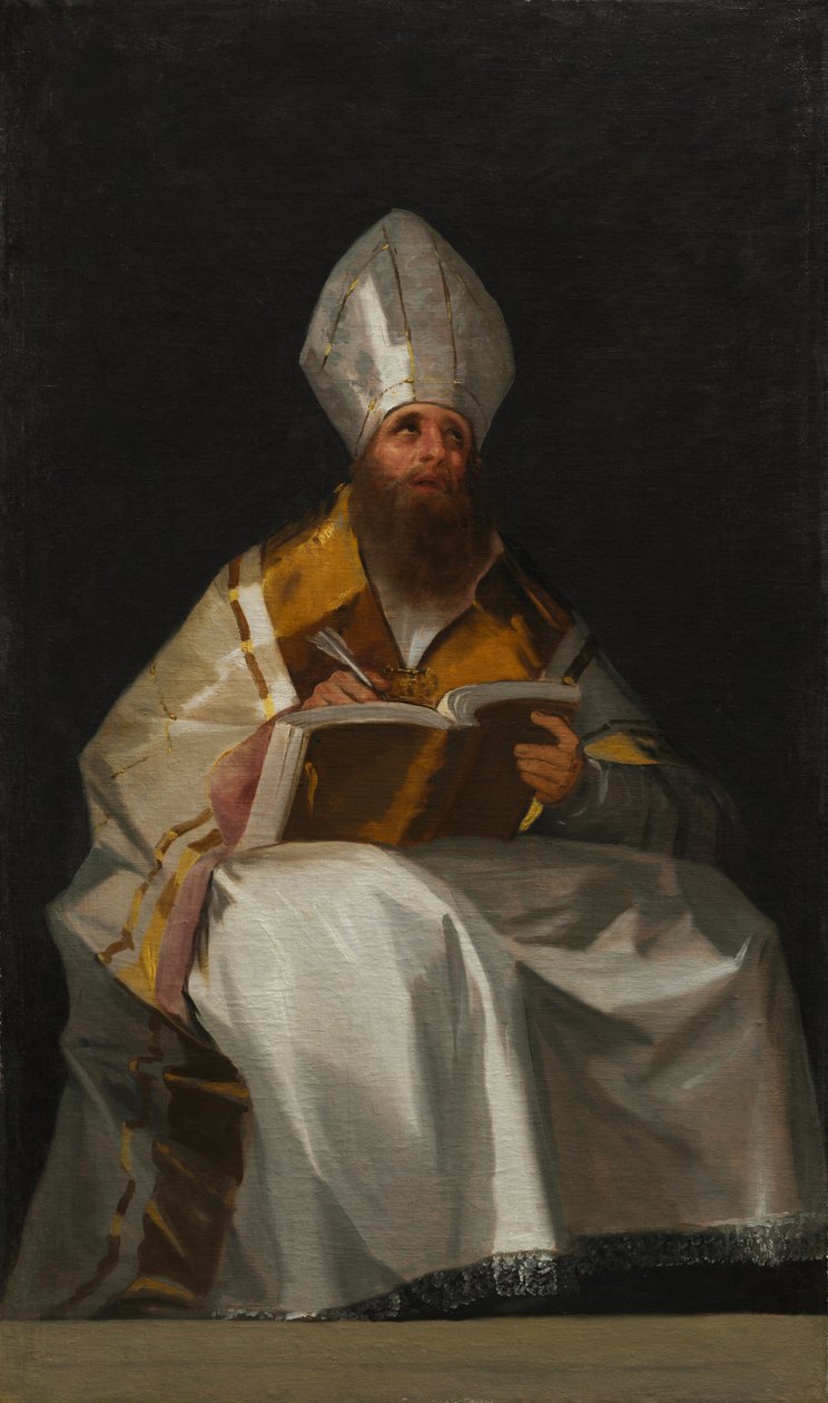 القديس أمبروز ، ج. 1796-1799. بواسطة فرانسيسكو دي جويا